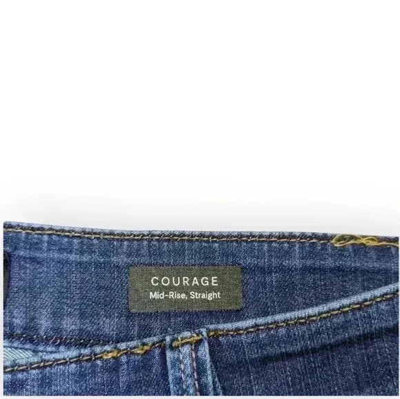 34 Heritage Courage Mid Rise Straight Leg Jeans 36/34 - Picture 5 of 16